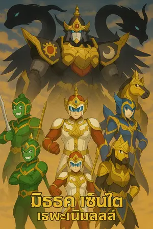 ปกนิยาย 📘 Mythic Sentai: Thepanimals – Season 2: “สงครามตำนานฟ้าดิน” 🧩 พล็อตหลัก: