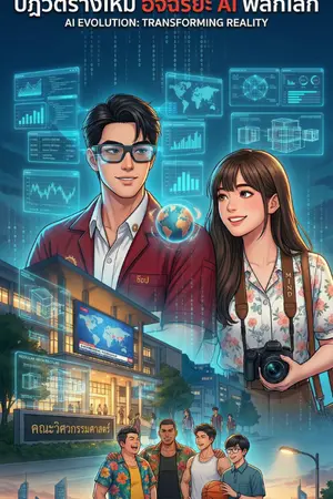 ปกนิยาย ปฏิวัติร่างใหม่ อัจฉริยะ AI พลิกโลก