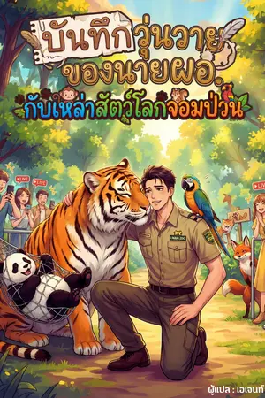 ปกนิยาย บันทึกวุ่นวายของนายผอ. กับเหล่าสัตว์โลกจอมป่วน