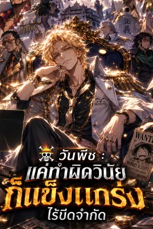 ปกนิยาย วันพีช : แค่ทำผิดวินัย ก็แข็งแกร่งไร้ขีดจำกัด