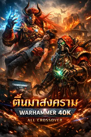ปกนิยาย ผมมีพลังในการคืนชืฟโมเดลของผม  warhammer 40k all crossover
