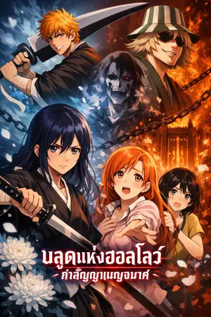 ปกนิยาย Bleach x OC —  นรกสีชาด