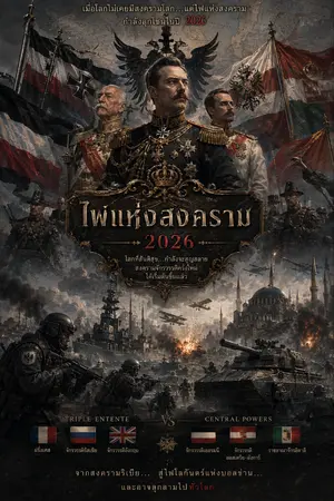 ปกนิยาย มหาสงครามที่ไม่เคยเกิดขึ้น THE WAR THAT HISTORY FORGOT
