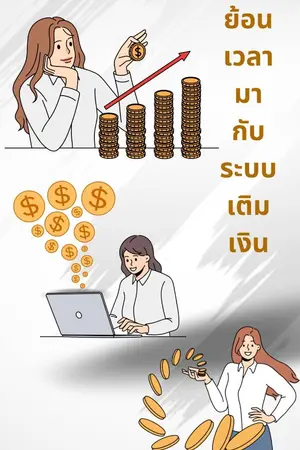 ปกนิยาย ย้อนเวลามาโลกคู่ขนานกับระบบเติมเงิน