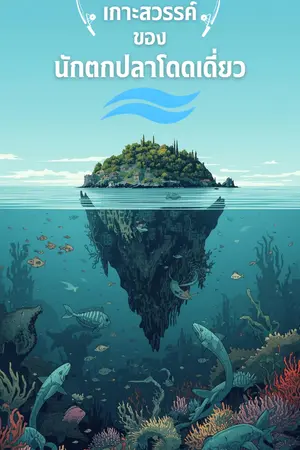 ปกนิยาย เกาะสวรรค์ของนักตกปลาโดดเดี่ยว