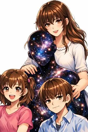 ปกนิยาย บ้านหลังน้อยนอกจักรวาล (250 ตอน)(ภาพปกเจน AI)