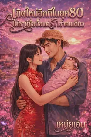 ปกนิยาย เกิดใหม่ในยุค80ได้สามีซื่อบื้อแต่รักข้าคนเดียว