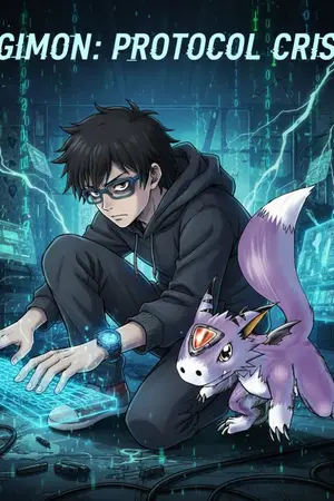 ปกนิยาย Digimon: Protocol Crisis (วิกฤตการณ์ผ่ามิติข้อมูล)