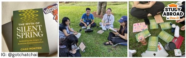 Book Circle หนึ่งในกิจกรรมของโครงการ ในรูปเป็นเล่มที่ผมชอบสุด ใครสนใจไปลองอ่านกันได้นะครับ //ดี!