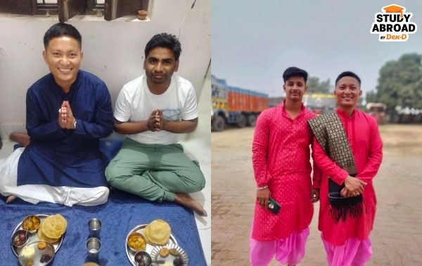 [ซ้าย] บ้านเพื่อนคนแรกที่ไปอาศัยอยู่กับเขา 5 วันครับ (เทศกาล Diwali)