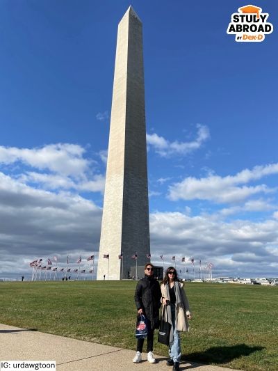 The Washington Monument กับเซเลป Morocco