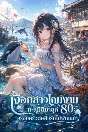 ปกนิยาย เงือกสาวโฉมงามทะลุมิติมายุค 80: ครอบครัวต่อคิวรักไม่พักเลย