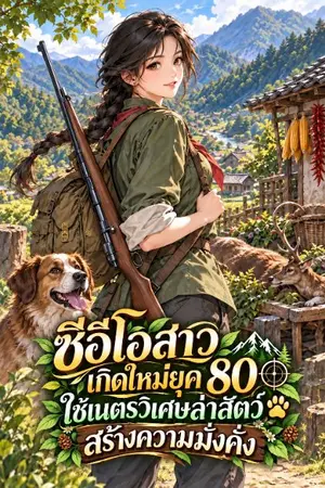 ปกนิยาย ซีอีโอสาวเกิดใหม่ยุค 80 ใช้เนตรวิเศษล่าสัตว์สร้างความมั่งคั่ง