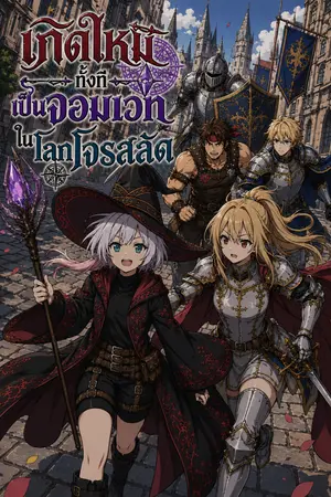 ปกนิยาย เกิดไหม่ทั้งทีเป็นจอมเวทในโลกโจรสลัด