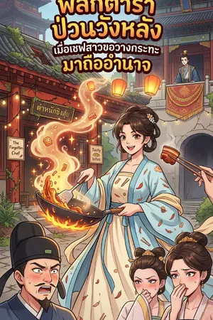 ปกนิยาย พลิกตำราป่วนวังหลัง: เมื่อเชฟสาวขอวางกระทะมาถืออำนาจ