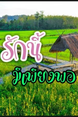 ปกนิยาย รักนี้มีเพียงพอ