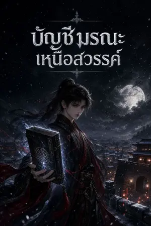 ปกนิยาย บัญชีมรณะเหนือสวรรค์