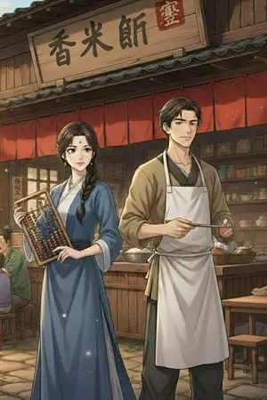 ปกนิยาย ร้านข้าวหอมของคุณหนูหลง (กินฟรีไม่คิดเงิน)