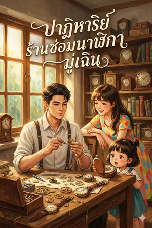 ปกนิยาย ปาฏิหาริย์ร้านซ่อมนาฬิกามู่เฉิน