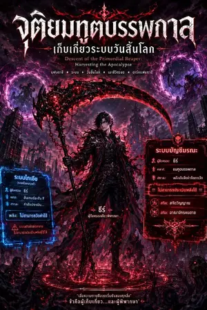 ปกนิยาย จุติยมทูตบรรพกาล: เก็บเกี่ยวระบบวันสิ้นโลก
