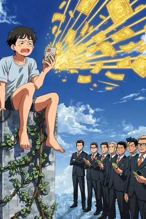 ปกนิยาย ระบบบังคับเจ๊ง (แต่ดันเฮงเฉย!) ทำไมระบบไม่อยู่แล้ว แต่ฉันถึงยังไม่ขาดทุน?