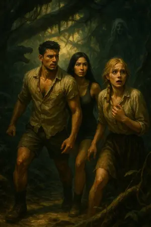 ปกนิยาย ติดเกาะร้างสร้างตำนานรัก 3 เรา