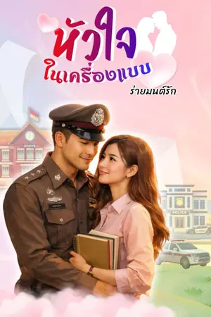ปกนิยาย หัวใจในเครื่องแบบ