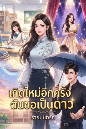 ปกนิยาย เกิดใหม่อีกครั้ง ฉันขอเป็นดาว