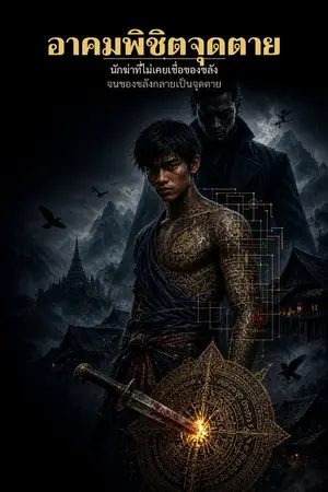 ปกนิยาย อาคมพิชิตจุดตาย
