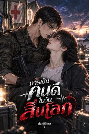 ปกนิยาย การเป็นคนดีในวันสิ้นโลก