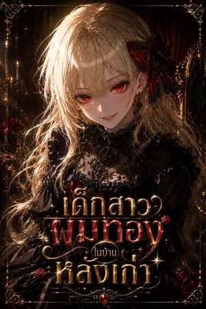ปกนิยาย เด็กสาวผมทองในบ้านหลังเก่า