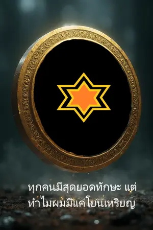 ปกนิยาย ทุกคนมีสุดยอดทักษะ แต่ทำไมผมมีแค่โยนเหรียญ