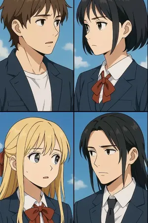 ปกนิยาย รักของเรา… เรา 4 คน