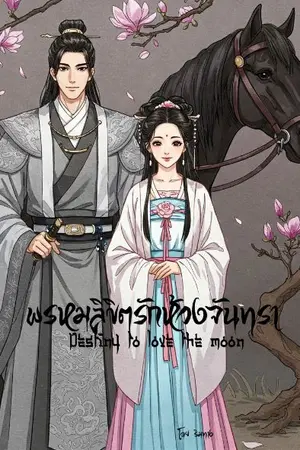 ปกนิยาย พรหมลิขิตรักห้วงจันทรา  (Destiny to love the moon)
