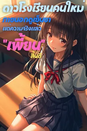 ปกนิยาย ดาวโรงเรียนคนใหม่ภายนอกดูเย็นชาแต่ความจริงแล้วเพี้ยนสิ้นดี
