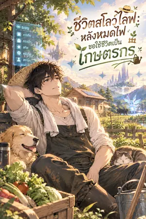 ปกนิยาย ชีวิตสโลว์ไลฟ์:หลังหมดไฟขอใช้ชีวิตเป็นเกษตรกร
