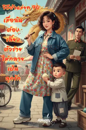 ปกนิยาย วิถีตัวแม่ยุค 90: เมื่อฉันต้องเลี้ยงตัวร้ายให้กลายเป็นลูกรัก