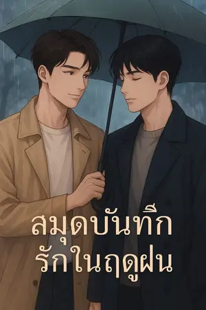 ปกนิยาย สมุดบันทึกรักในฤดูฝน