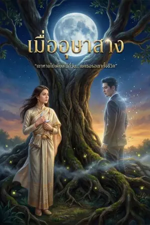 ปกนิยาย เมื่ออุษาสาง