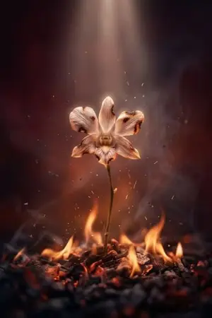 ปกนิยาย ดอกเอื้องกลางไฟ