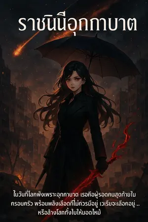 ปกนิยาย ราชินีอุกกาบาต