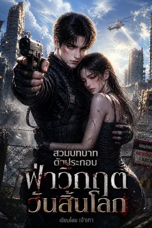 ปกนิยาย พลิกบทบาทตัวประกอบในวันสิ้นโลก