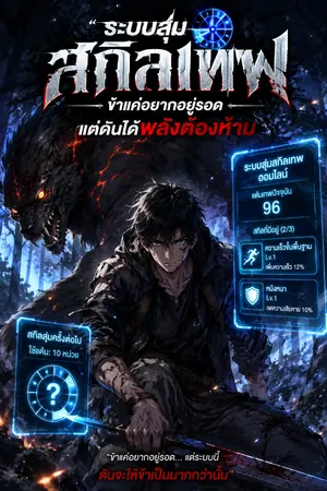 ปกนิยาย ระบบสุ่มสกิลเทพ: ข้าแค่อยากอยู่รอด แต่ดันได้พลังต้องห้าม