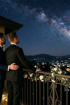 ปกนิยาย คืนห้วงหาวส่องสกาว