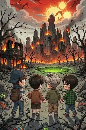 ปกนิยาย แก๊งนุ่มฟูกับวันสิ้นโลก