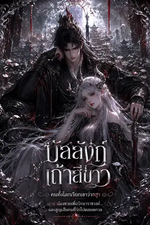 ปกนิยาย บัลลังก์เถ้าสีขาว