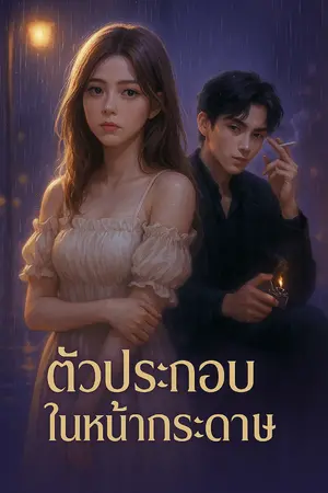 ปกนิยาย ตัวประกอบในหน้ากระดาษ