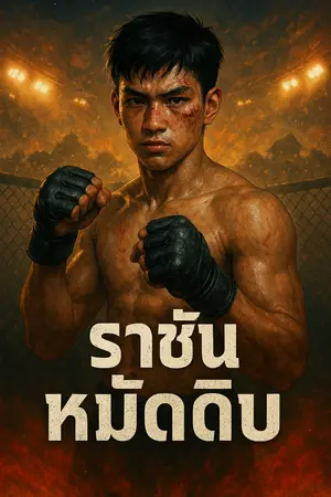 ปกนิยาย ราชันหมัดดิบ