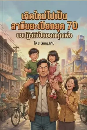 ปกนิยาย เกิดใหม่เป็นสามีขยะเปียกยุค 70 ขอปฏิวัติเป็นยอดคุณพ่อ