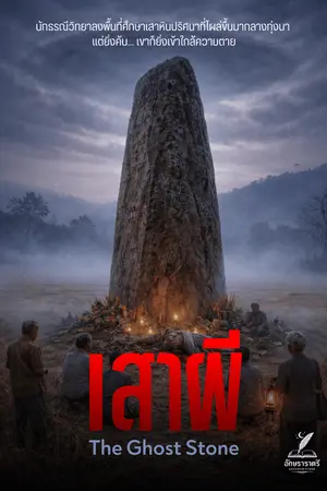 ปกนิยาย เสาผี - The Ghost Stone